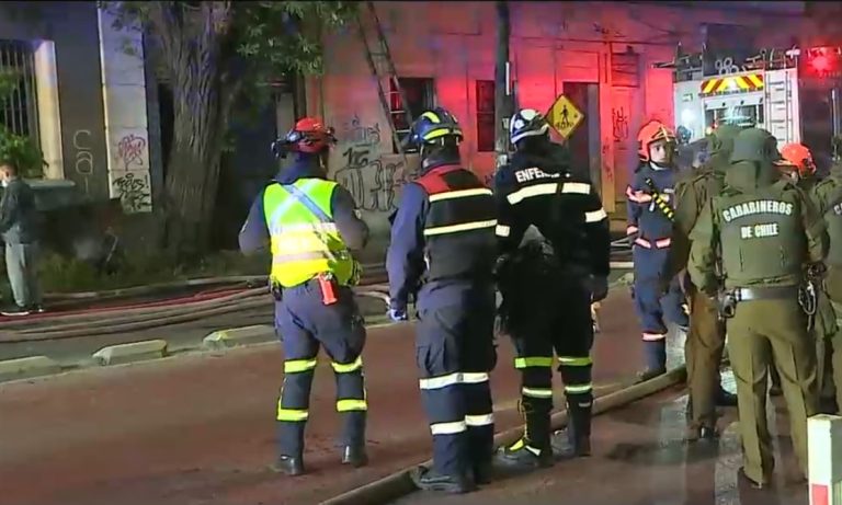 Adulta mayor murió durante incendio que afectó a su casa en Quinta Normal