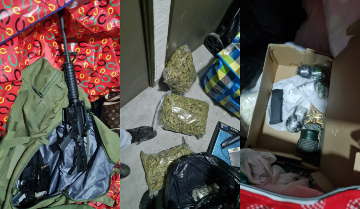 De fusiles a granadas: Encuentran armamento y munición de guerra en edificio de Estación Central