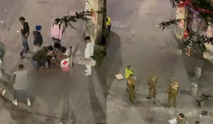 Ciudadano colombiano fue baleado en Santiago Centro: Testigos apuntan a un posible ajuste de cuentas