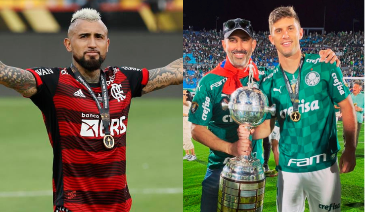 Vidal y Pulgar entran en la lista: Los chilenos que han ganado la Libertadores jugando en equipos extranjeros
