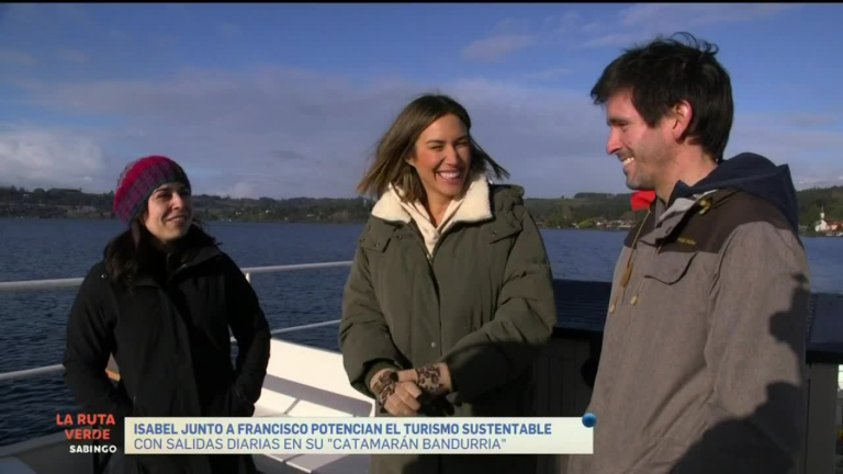 La Ruta Verde | Vanesa Borghi paseó en catamarán sustentable en el “Lago Llanquihue”
