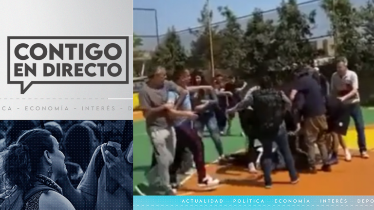Partido de fútbol escolar terminó en brutal pelea entre apoderados en La Cisterna