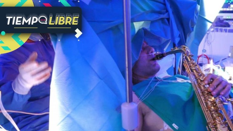 Video: Hombre decidió tocar saxofón mientras cirujanos le extirpaban tumor cerebral