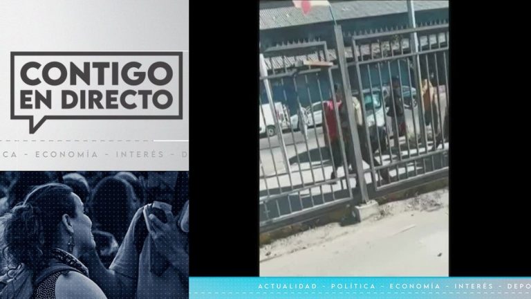 ÚLTIMO MINUTO: Brutal agresión a carabineras en Barrio Franklin