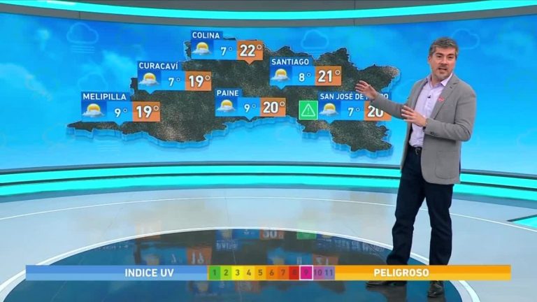 Eduardo Sáez y el informe del tiempo para este martes 18 de octubre