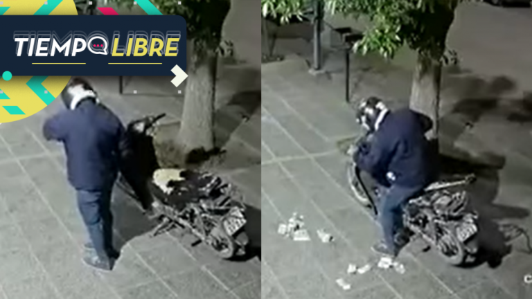 Un motochorro entró a robar a una verdulería pero se le cayó el dinero cuando escapaba