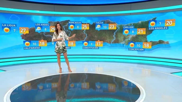 Vanessa Noé y el informe del tiempo para este viernes 21 de octubre