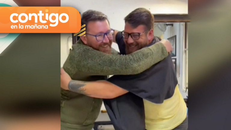 ¡Como dos gotas de agua! El hermano gemelo de Luis Ugalde sorprendió a todos en el matinal