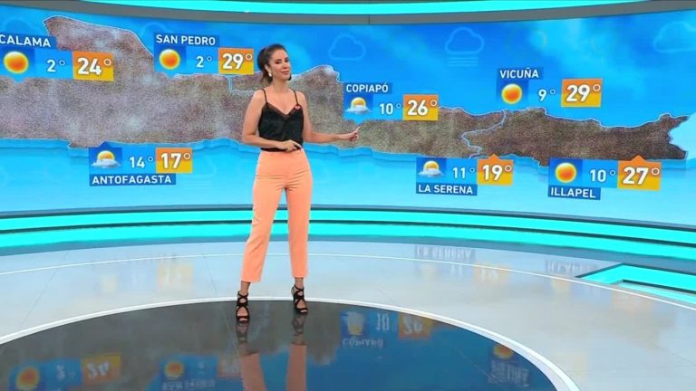 Vanessa Noé y el informe del tiempo para este domingo 23 de octubre