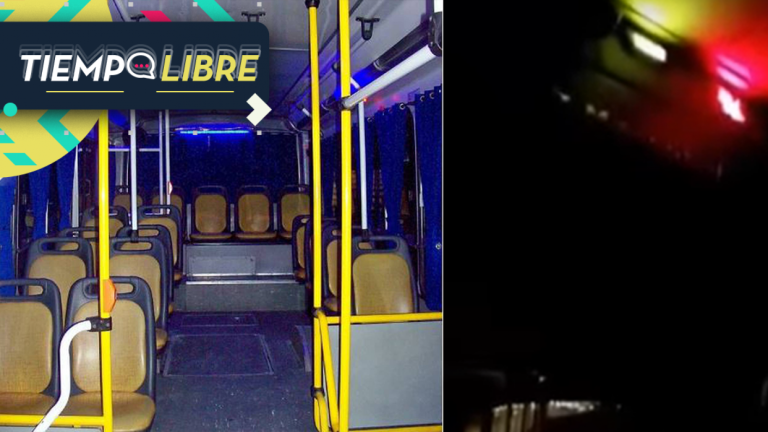 Video: Un chofer grabó a fantasma que le pidió bajar del bus en medio de la noche