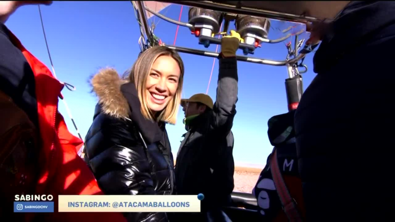 La Ruta Verde | Vanesa Borghi paseó en globo aerostático en San Pedro de Atacama