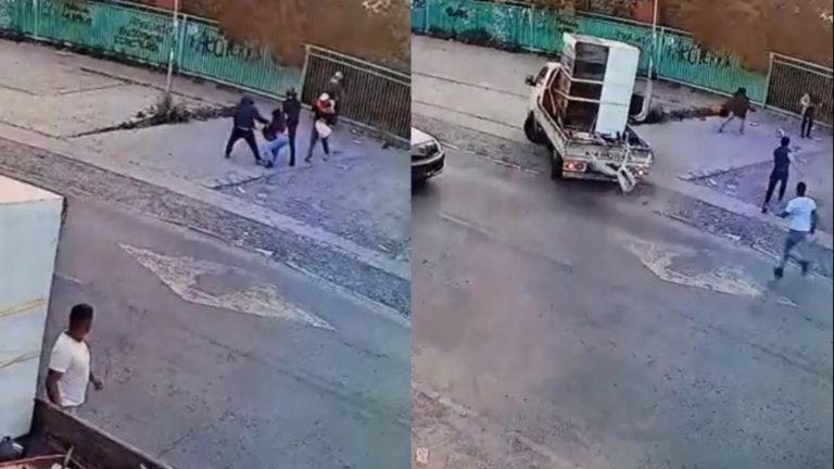 Violento abordazo en Conchalí fue frustrado por chofer de camión: Intentó embestir a delincuentes