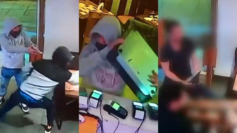 Delincuentes robaron restobar y trabajadores respondieron a sillazos: Arrancaron a punta de pistola