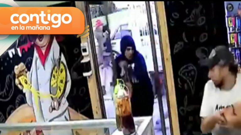 Impactante registro: Balacera en pizzería de Coronel dejó un herido grave