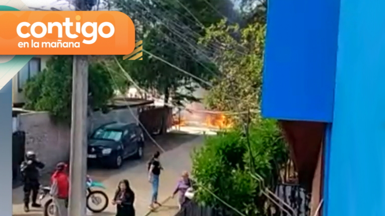 Delincuentes asaltan locales y queman vehículos para evitar persecución policial en Quilicura
