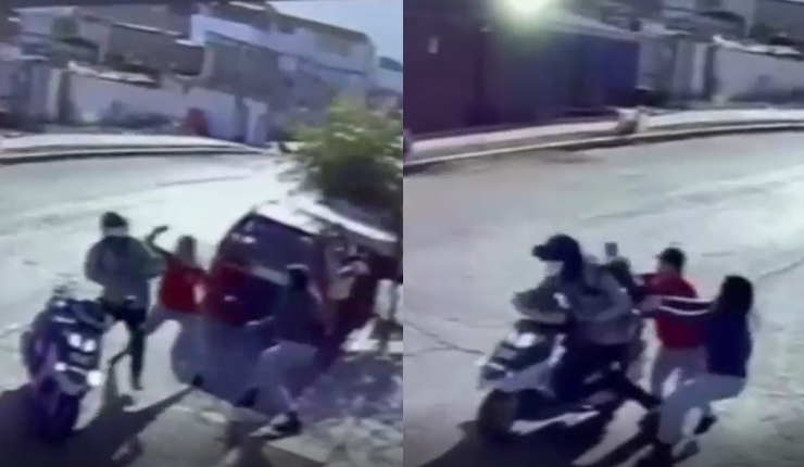 Dos mujeres enfrentaron a 