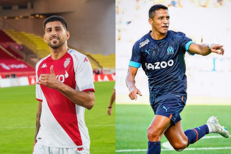 Un hermoso tiro libre: Con anotación de Alexis Sánchez, el Marsella le ganó al Mónaco de Guillermo Maripán