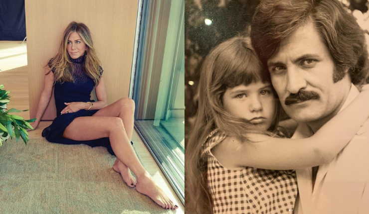 Jennifer Aniston reveló que su padre murió: Publicó foto del recuerdo con un emotivo mensaje