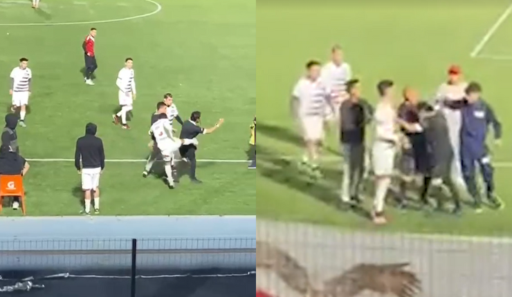 Árbitro recibió brutal golpiza en partido de fútbol en Quinta Normal: Lo patearon y agredieron hasta con un arma