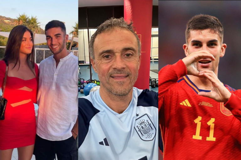 Ferran Torres dedica tierno gesto a hija de Luis Enrique tras doblete con España: Así es su historia de amor