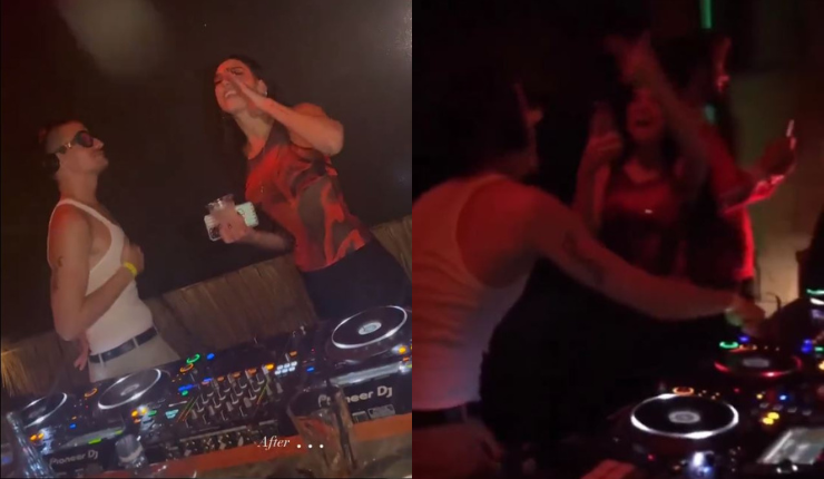 Dua Lipa cantó y bailó música latina en una fiesta y revolucionó redes: 