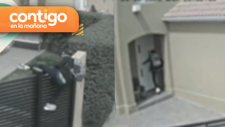 Escapó en bicicleta: Delincuente abrió la puerta a patadas para robar casa en Quilicura