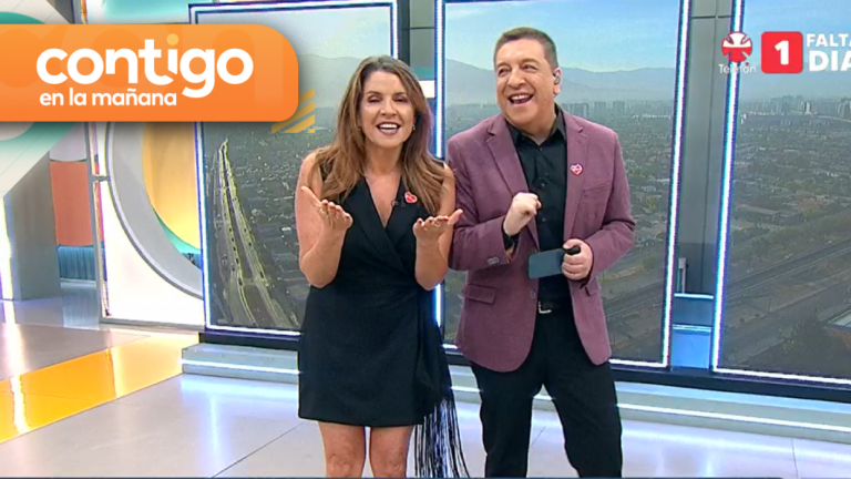 ¡Se adelantaron! Monse Álvarez y JC Rodríguez celebraron el aniversario de Chilevisión