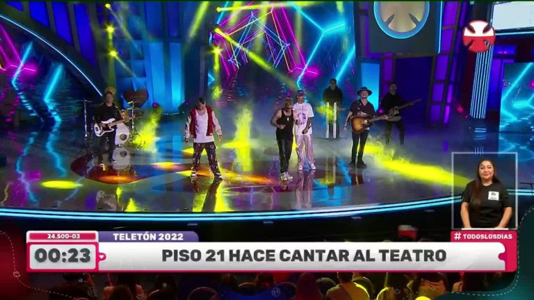 ¡Todos a bailar! Piso 21 prendió el Teatro Teletón