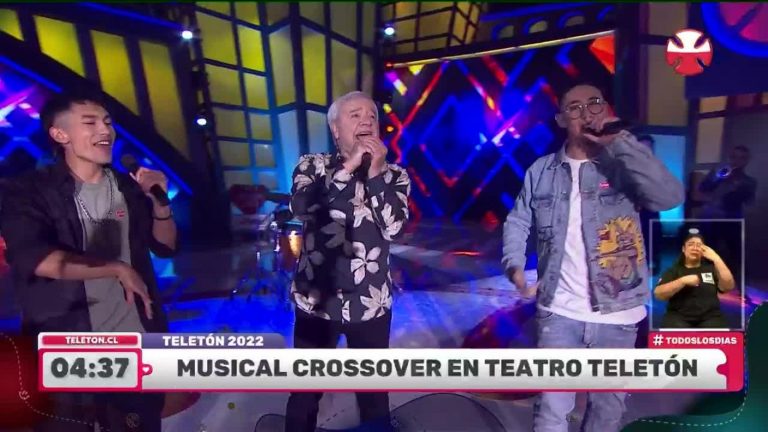 ¡Crossover musical! Pablo Rojas, Forest y Pollo Fuentes se unieron para cantar en la Teletón