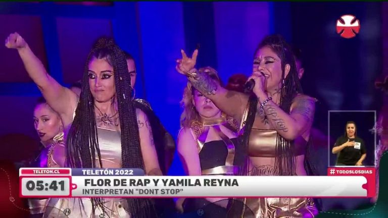¡Con todo el flow! Flor de Rap y Yamila Reyna se lucieron en la Teletón