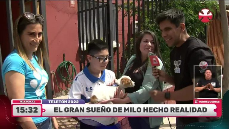 ¡Cumplió su gran sueño! Juan Pablo Queraltó regaló una mascota a Milo