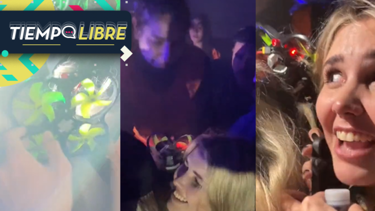 ¡Que peligroso! Drone cayó sobre una mujer en pleno concierto de Bad Bunny