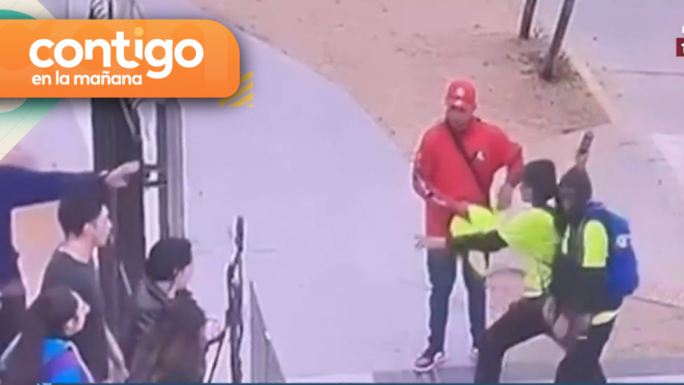 Registran violenta pelea entre cuidadores de autos y locatarios en Algarrobo