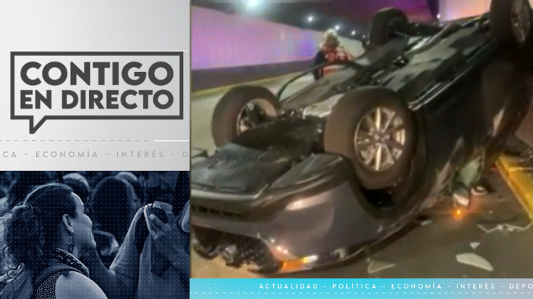 Tenía solo 40 km: Roban auto recién comprado y lo volcaron en la Costanera Norte