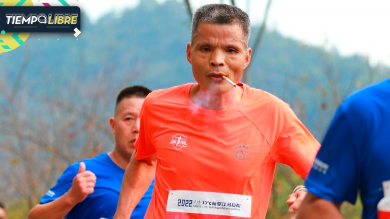 “Tío Chen”: Atleta sorprende al correr maratones mientras fuma cigarros