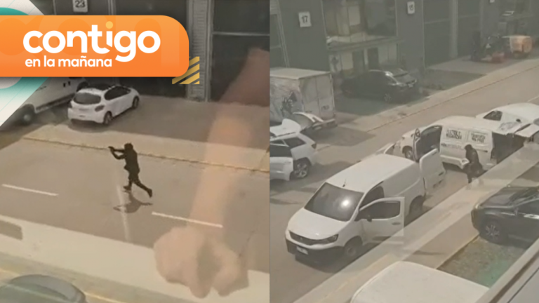 Robo planificado: Graban desde oficina el violento asalto a bodegas en Renca