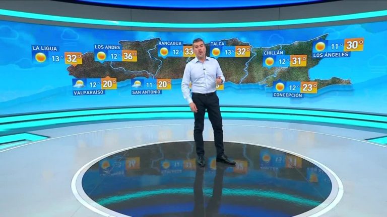 Eduardo Sáez y el informe del tiempo para este martes 22 de noviembre