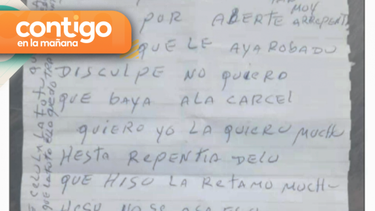 “Me da mucha vergüenza”: Padre pide perdón a víctimas de robos cometidos por su hija