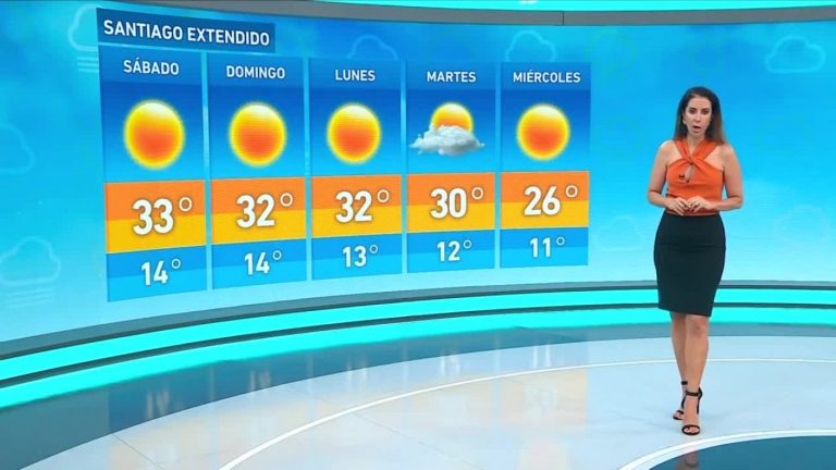 Vanessa Noé y el informe del tiempo para este sábado 26 de noviembre