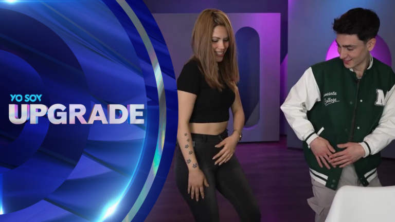 ¿Es cansador? Scarlette Correa le enseñó el baile de “Te Felicito” a Contuliano