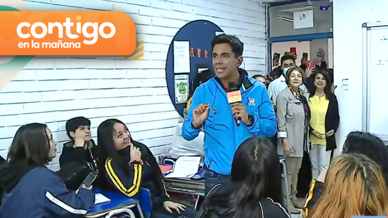 “¡Este curso es espectacular!”: Juan Pablo Queraltó puso a prueba a estudiantes del colegio Patricio Mekis