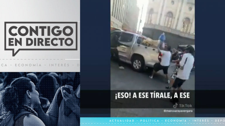 Comerciantes ambulantes agreden a fiscalizadores y carabineros en Plaza de Armas