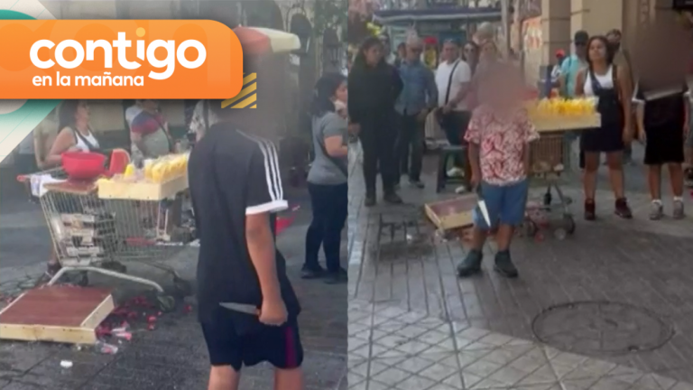 Indignante: Niños con cuchillos amenazaron a mujer en medio de conflicto de ambulantes