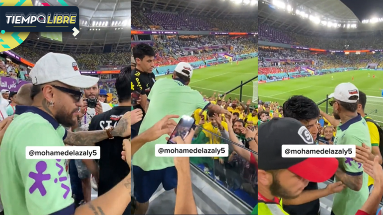 ¡Se la creyeron! Hincha se hizo pasar por Neymar Jr en partido contra Suiza y emocionó a los brasileños