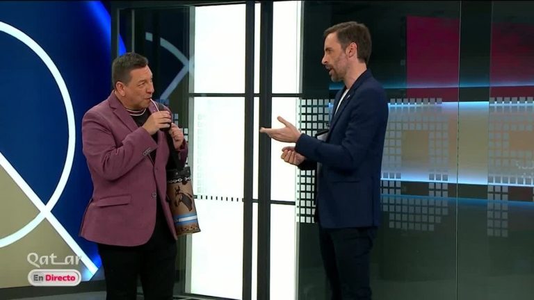 JC Rodríguez celebró la victoria de Argentina al más puro estilo trasandino