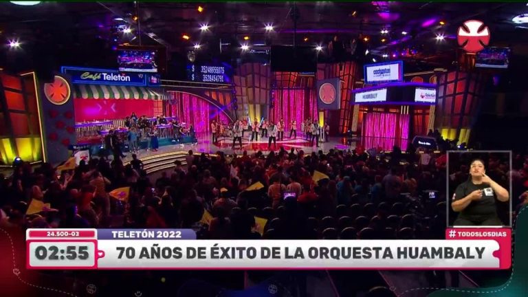 ¡A bailar! La Orquesta Huambaly hizo disfrutar a todo el público del Teatro Teletón