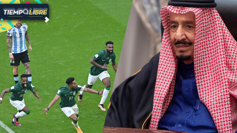 Rey de Arabia Saudita decretó feriado luego de derrotar a Argentina en el Mundial