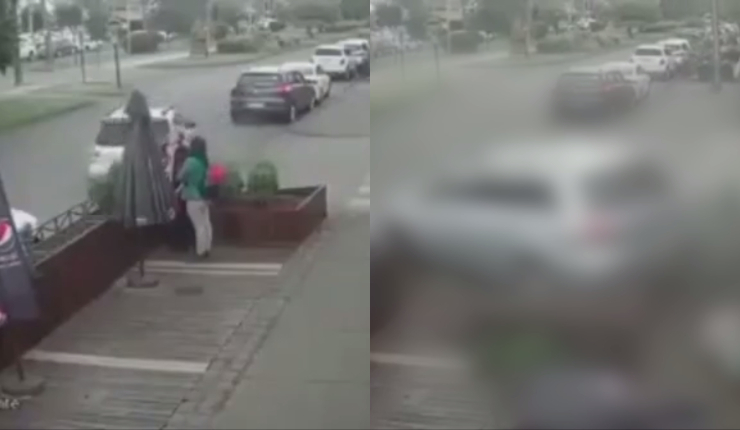Captan momento exacto en que conductora en estado de ebriedad atropelló a dos mujeres en Temuco