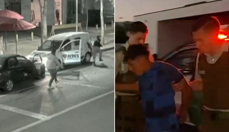 Robaban autos en tiempo récord: Cae banda delictual que hizo cinco asaltos en una noche en el sector oriente