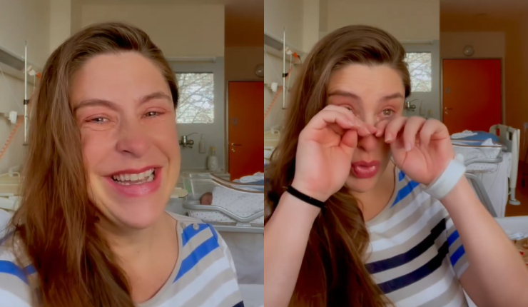 Paty López se convirtió en madre a los 45 años en Eslovenia: 